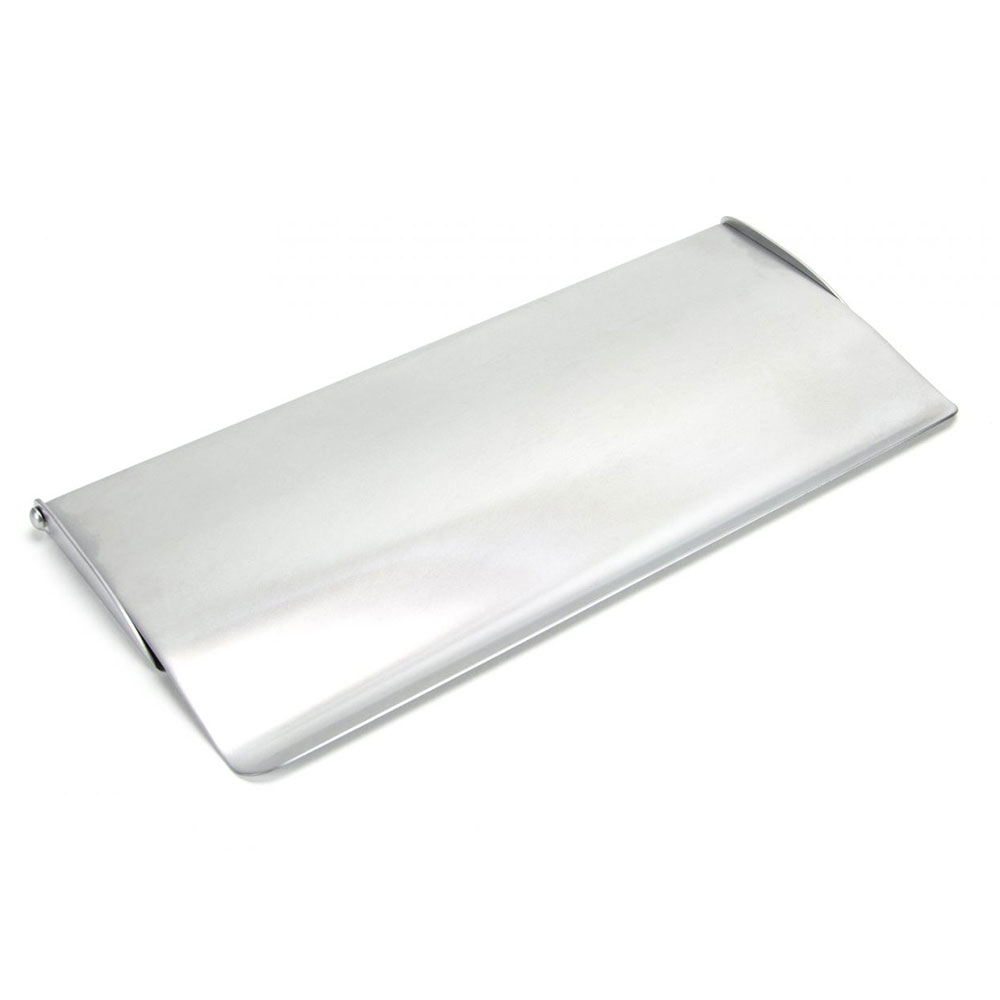 From the Anvil Small Letter Plate Cover - Satin Chrome